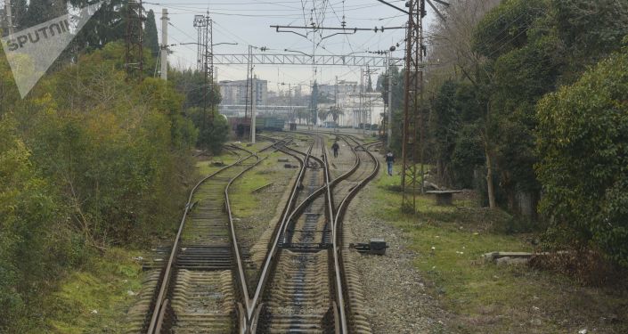 Железная дорога.