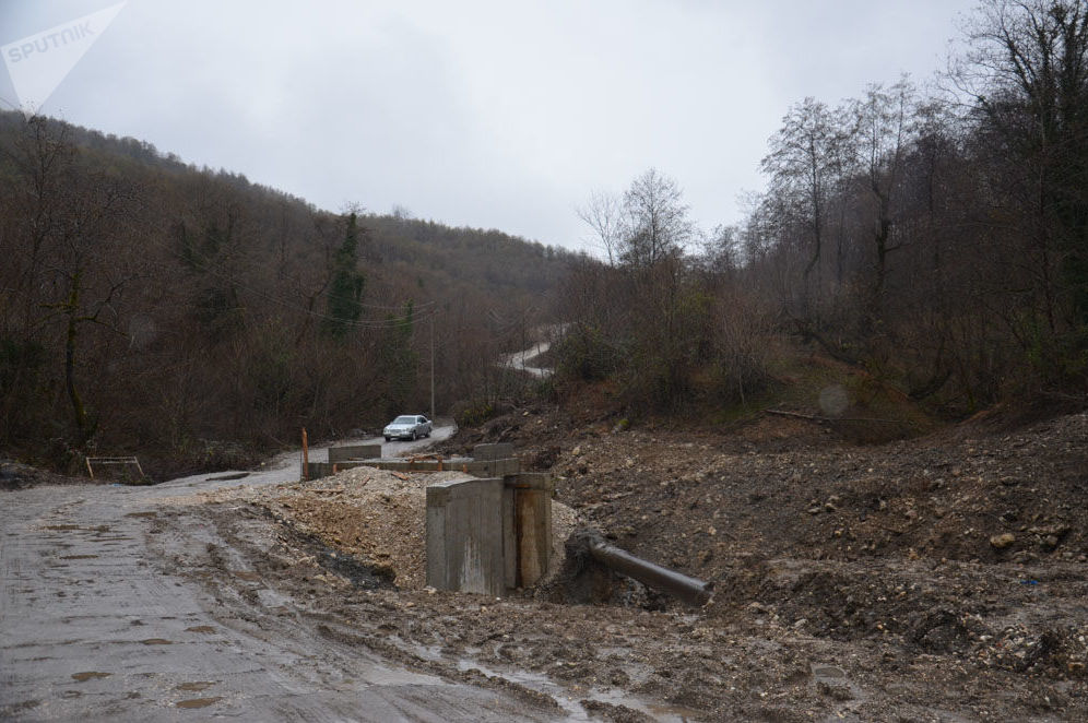 Дорога из села Агубедиа