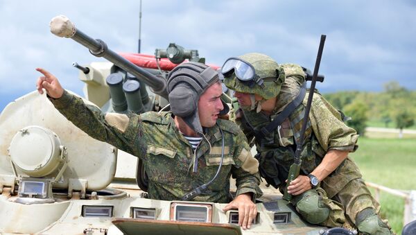 Тактические учения на российской военной базе в Абхазии - Sputnik Абхазия