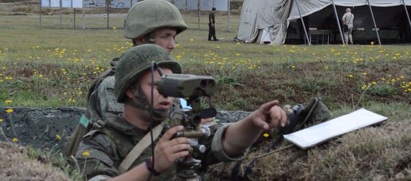 Огневая тактика: военные учения Абхазии и России - Sputnik Абхазия