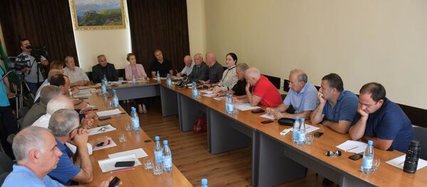 Заседание в общественной палате по вопросу развития сельского хозяйства - Sputnik Абхазия