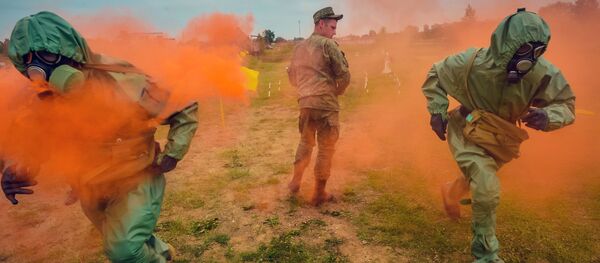 Участники всеармейского этапа конкурса военной полиции Страж порядка в Московской области - Sputnik Абхазия