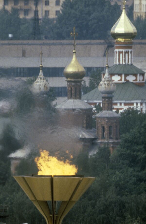Олимпийский огонь в Москве, 1980 год - Sputnik Абхазия