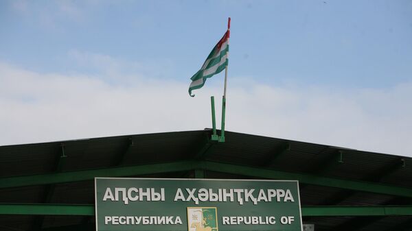 Пограничный пост Псоу на въезде в Республику Абхазия. - Sputnik Аҧсны