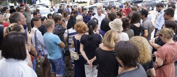 Митинг в Гагре - Sputnik Абхазия