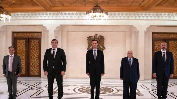 Башар аль-Асад принял Чрезвычайного и Полномочного Посла Республики Абхазия в Сирийской Арабской Республике Баграта Хутаба - Sputnik Аҧсны