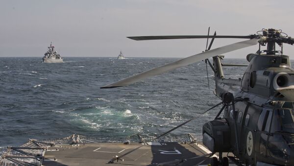 Военные корабли Постоянной морской группы НАТО-2 принимают участие в военных учениях на Черном море - Sputnik Абхазия