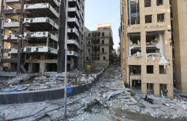 Вид улиц Бейрута после взрыва в порту - Sputnik Абхазия