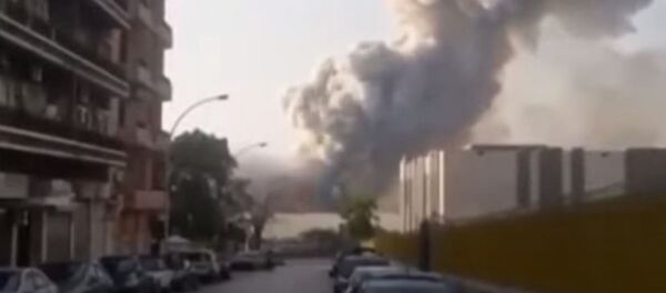 Очевидцы о взрыве в Бейруте Очевидцы о взрыве в Бейруте - Sputnik Абхазия