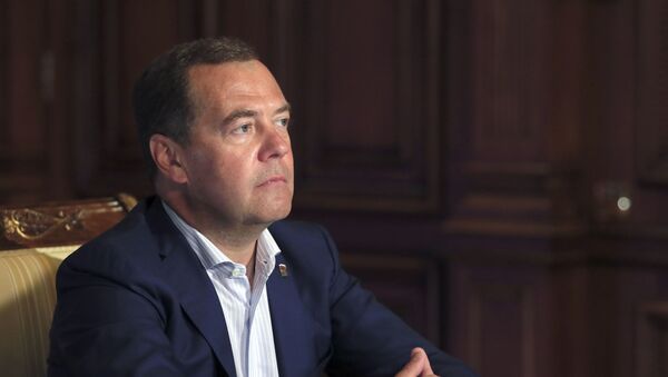 Председатель Единой России Д. Медведев провел встречу с участниками кадрового проекта ПолитСтартап - Sputnik Абхазия