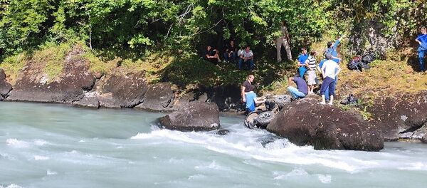 Сотрудники МЧС ведут поиски  - Sputnik Абхазия