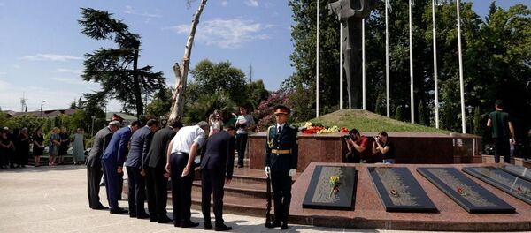 Агәалашәареи ахьааи зцу: Аԥсны иазгәарҭеит Аџьынџьтәылатә еибашьра алагара амш Агәалашәареи ахьааи зцу: Аԥсны иазгәарҭеит Аџьынџьтәылатә еибашьра алагара амш - Sputnik Аҧсны