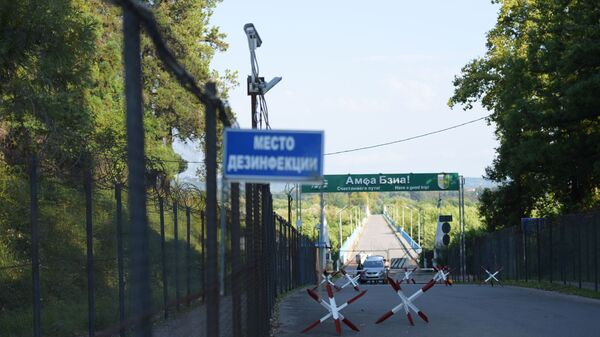 Граница по реке Ингур  - Sputnik Абхазия