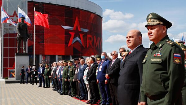 Премьер-министр РФ М. Мишустин принял участие в церемонии открытия форума Армия-2020 и Армейских международных игр АрМИ-2020 - Sputnik Абхазия