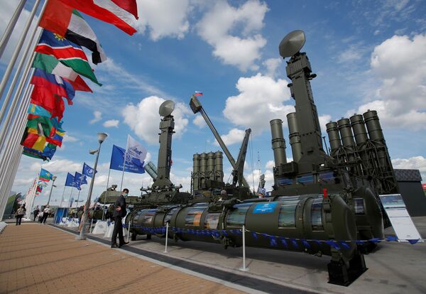 Зенитно-ракетная система Антей-4000 на Международном военно-техническом форуме Армия-2020 в военно-патриотическом парке Патриот - Sputnik Абхазия