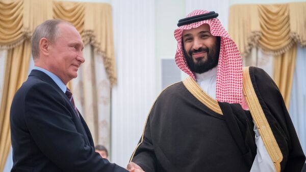 Встреча президента РФ Владимира Путина с заместителем наследного принца Саудовской Аравии Мухаммадом ибн Салманом Аль Саудом - Sputnik Абхазия