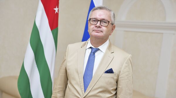 Посол России в Абхазии Алексей Двинянин   - Sputnik Абхазия