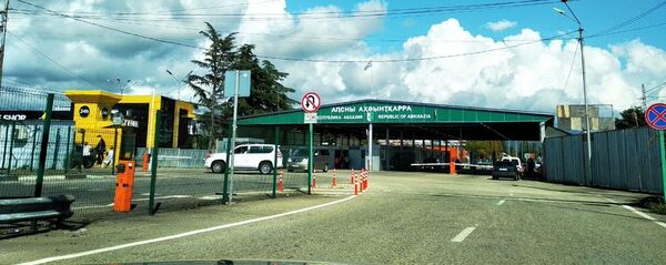 КПП Псоу КПП Псоу - Sputnik Абхазия