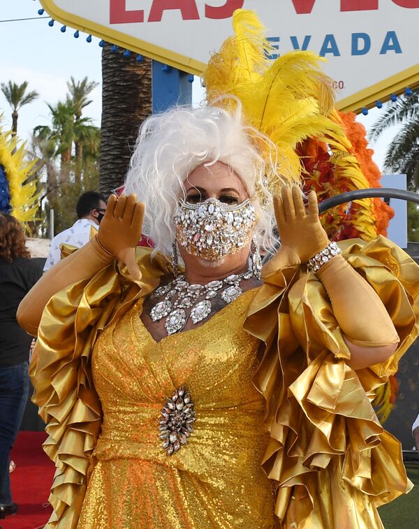 Артист участвует в показе мод Welcome to Fabulous Las Vegas - Sputnik Абхазия