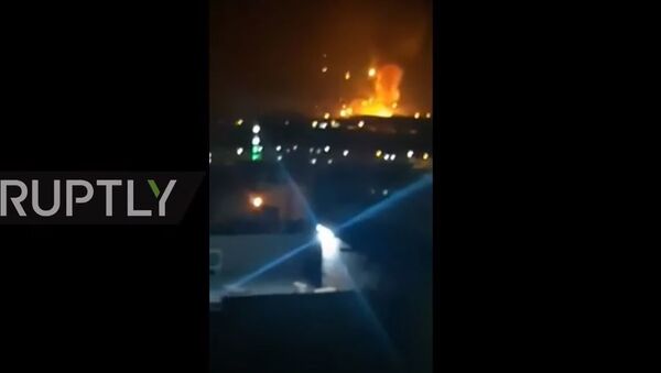 Иордания: массивные взрывы на скале Зарка - Sputnik Абхазия