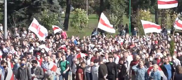 Марш героев: как прошла акция протеста в Минске Марш героев: как прошла акция протеста в Минске - Sputnik Абхазия