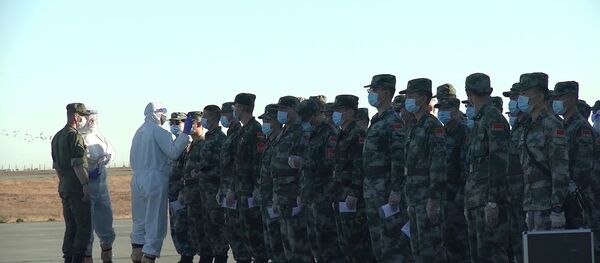 Кавказ-2020: китайские военные прибыли в Россию для участия в международных учениях Кавказ-2020: китайские военные прибыли в Россию для участия в международных учениях - Sputnik Абхазия