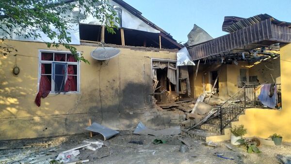 Разрушенный в результате обстрела жилой дом в Тертерском районе Азербайджана - Sputnik Аҧсны