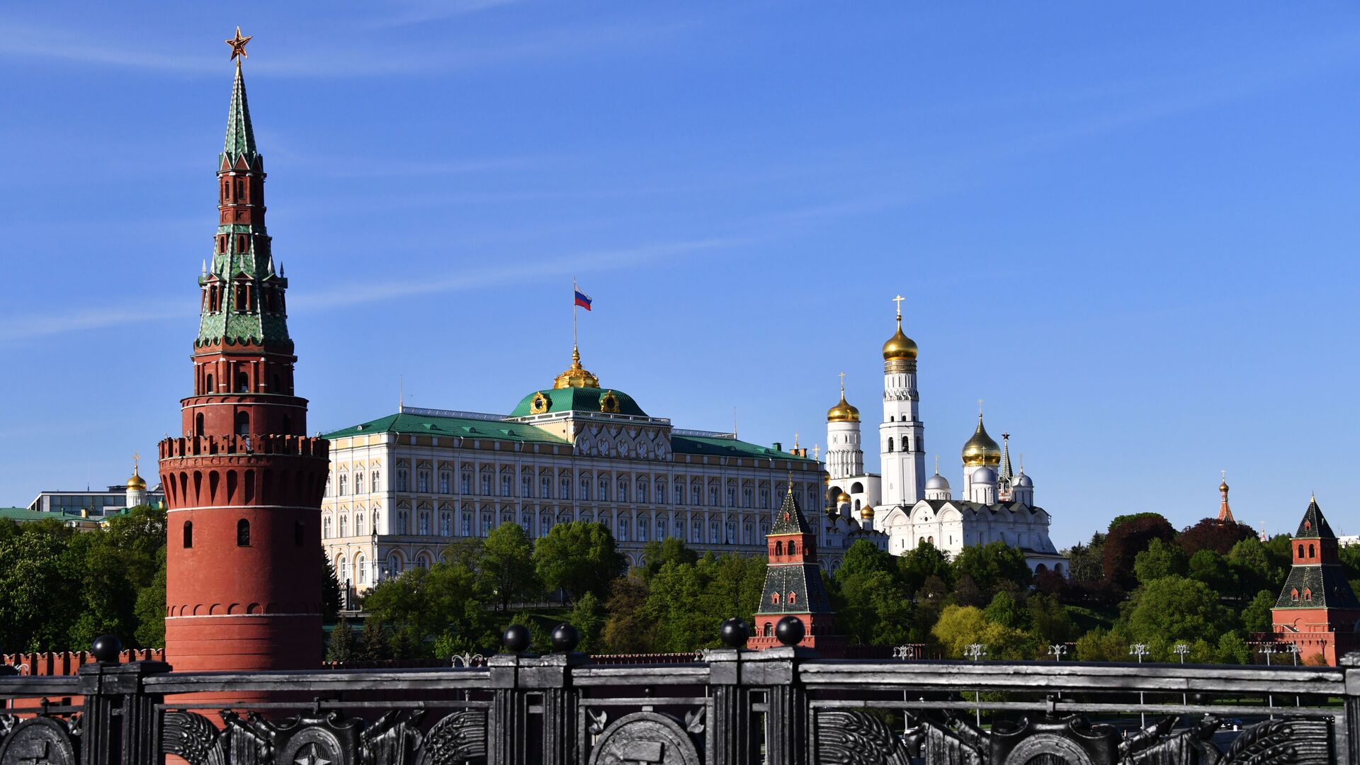 Вид на Московский Кремль с Большого Каменного моста. - Sputnik Аҧсны, 1920, 10.12.2021