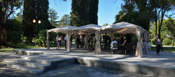 Второй день фестиваля «Стоянка человека». Круглый стол - Sputnik Абхазия