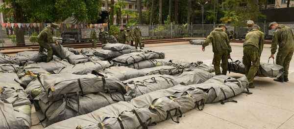 Урыстәылатәи аруаа антиковидтә мобилтә госпиталь аргылара иалагеит Урыстәылатәи аруаа антиковидтә мобилтә госпиталь аргылара иалагеит - Sputnik Аҧсны