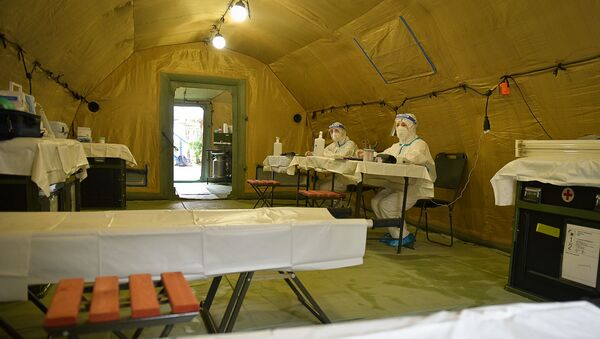 Российский военный госпиталь в Сухуме принял первых пациентов - Sputnik Аҧсны