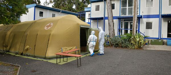 Российский военный госпиталь в Сухуме принял первых пациентов - Sputnik Абхазия