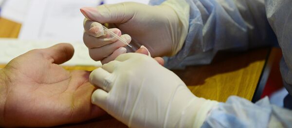 Сдача крови сотрудниками Росгвардии Сдача крови сотрудниками Росгвардии - Sputnik Абхазия