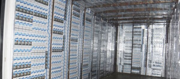Пресечен ввоз в Россию из Абхазии свыше 25000 пачек контрабандных сигарет Пресечен ввоз в Россию из Абхазии свыше 25000 пачек контрабандных сигарет - Sputnik Аҧсны