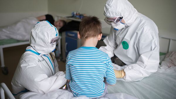 Центр НМИЦ здоровья детей Минздрава РФ, где проходят лечение дети с COVID-19  - Sputnik Абхазия