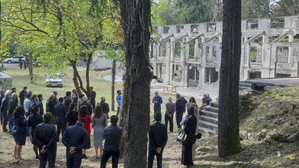 Гагра, здание нквд - Sputnik Абхазия