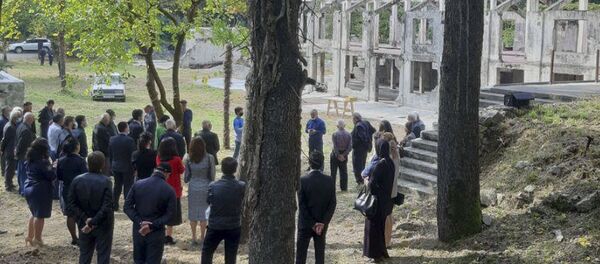 Гагра, здание нквд Гагра, здание нквд - Sputnik Аҧсны