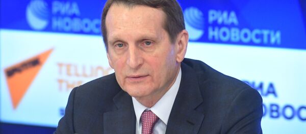 П/к председателя Российского исторического общества С. Нарышкина - Sputnik Абхазия