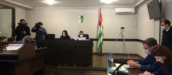 Судебное заседание по делу об убийстве административно задержанного Анзора Тарба  Судебное заседание по делу об убийстве административно задержанного Анзора Тарба  - Sputnik Абхазия