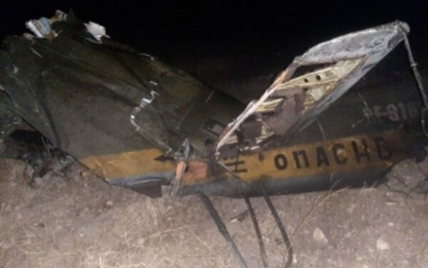 Место крушения сбитого российского вертолета Ми-24 - Sputnik Абхазия