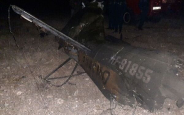 Место крушения сбитого российского вертолета Ми-24 - Sputnik Абхазия