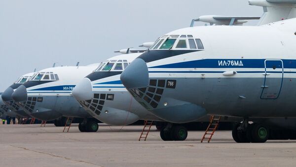 Самолеты Ил-76 на аэродроме Ульяновск-Восточный. - Sputnik Абхазия
