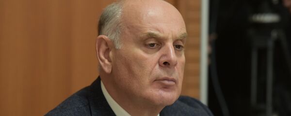 Пресс-конференция президента Абхазии Аслана Бжания Пресс-конференция президента Абхазии Аслана Бжания - Sputnik Абхазия