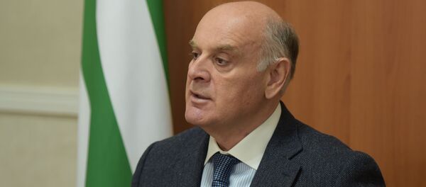 Пресс-конференция президента Абхазии Аслана Бжания - Sputnik Абхазия