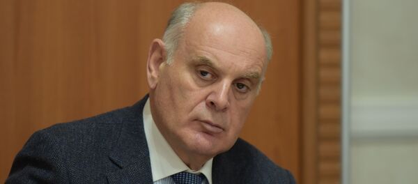 Пресс-конференция президента Абхазии Аслана Бжания Пресс-конференция президента Абхазии Аслана Бжания - Sputnik Аҧсны