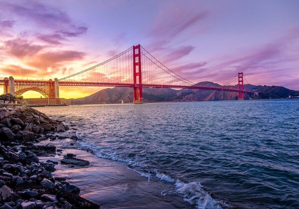 Мост Золотые ворота в Сан-Франциско, Калифорния - Sputnik Абхазия