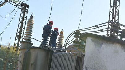 Ремонтно-восстановительные работы на подстанции "Сухум-1"