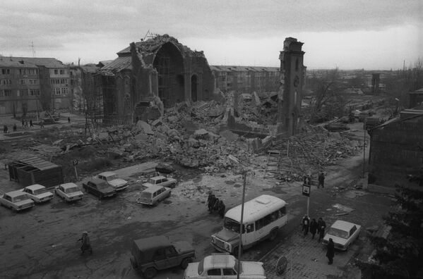 Последствия землетрясения в Ленинакане - Sputnik Абхазия