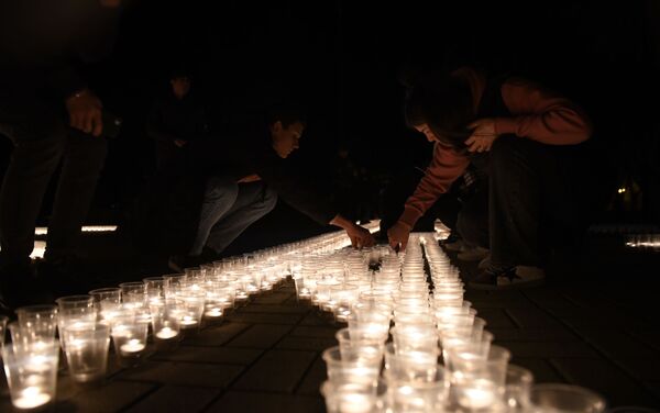 Акция в память о Латской трагедии  - Sputnik Абхазия