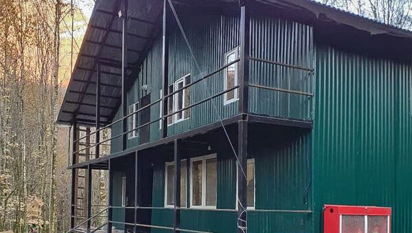 Новое здание заставы СГБ Абхазии в селе Аибга - Sputnik Абхазия